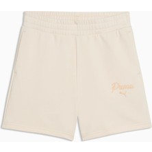 Puma Essentials Script Kadın Krem Şort (691762-87)