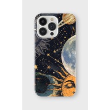 Karsu Design iPhone 13 Pro Max Uyumlu Baskılı Şeffaf Telefon Kılıfı | Koleksiyon: Moon Phases