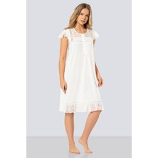 Türen Kadin Gecelik 3284/KREM