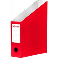  esselte kutu klasör (magazinlik) karton 7.2x31.5x25cm kırmızı 5276-25 (6 lı paket)