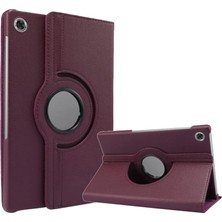 Akinco Tab M10 TB311FU Kılıf 360 Tablet Deri Kılıf - Mürdüm