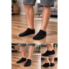 Heren Bambu Pamuk Mix 6'lı Dikişsiz Erkek Patik (60% Bambu 40% Pamuk)