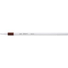 Uni-Ball Akrilik Uçlu Keçeli Kalem Emott 0.4 Mm Fine Kahverengi PEM-SY (10 Lu Paket)
