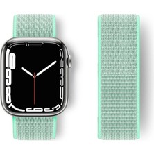 Akinco Watch 38MM Hasırlı Cırtcırtlı Kordon - Turkuaz