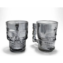 Cansa 2'li Cam Kurukafa Kupa Bardak Seti ALK5114