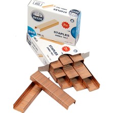 Delta 1551 Zımba Teli Sarı 24-6 1000 Tel 30 Sayfa D1551 (10 kutu)