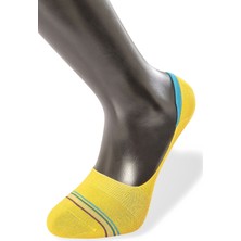 Türen Erkek Çizgili Babet Çorap 6'li Paket 9002/SARI