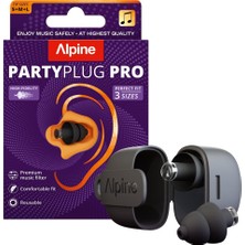 Alpine Partyplug Pro Kulak Tıkaçları 21 Db Gürültü Engelleme, Yüksek Ses Kalitesi, 3 Boy