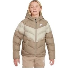 Nike Çocuk Kapüşonlu Mont Bej Unisex DX1264-247