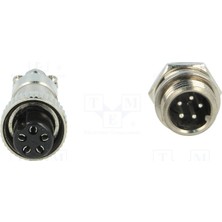 Mykablo M12 5 Pin Konnektör Erkek+Dişi