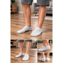 Heren Bambu Pamuk Mix 6'lı Dikişsiz Erkek Patik (60% Bambu 40% Pamuk)
