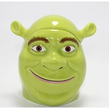 Cansa 3D Shrek Tasarımı Kapaklı Kupa Bardak ALK4534