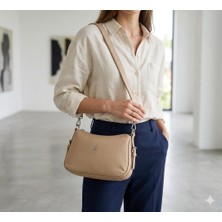 Sosela Kadın Omuz ve Kol Çanta 67-7194 Kum