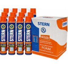 Stern Yangına Dayanıklı B1 Normal Tabancalı Poliüretan Köpük 600 Gr. - 12'li Paket