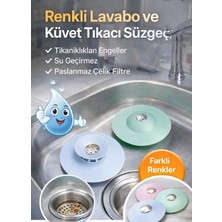 Eco Lounge Lavabo ve Küvet Tıkacı Süzgeçi