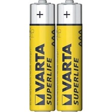 Varta Çinko Shrink İnce Pil AAA (2 Li Paket) 9442