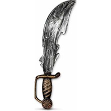 Cansa Eskitme Detaylı Plastik Korsan Kılıcı 45 cm