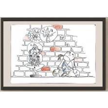 Karikatural Lam Ho Yee 43X30CM Orijinal Karikatür BOD00973
