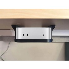 Mac Mini M4 Uyumlu Masa Altı Vidalı Montaj Tutucu Standı