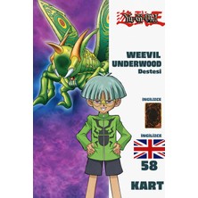 Çakmak Oyun Dükkanı Ingilizce Weevil Underwood Destesi 58 Yugioh Kartı Yu-Gi-Oh!