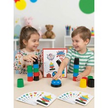 Farbu Oyuncak Süper Bardaklar: Hız Odak Refleks Geliştiren Eğlenceli Eğitici Oyuncak Kutu Oyunu