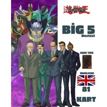 Çakmak Oyun Dükkanı Ingilizce Big 5 & Büyük 5'li Destesi 81 Yugioh Kartı Yu-Gi-Oh!