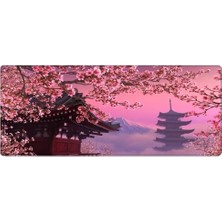 Nisar Store Gamer Mouse Pad 70X30 Mouse Pad Xl Büyük Oyuncu Pembe Mousepad (Pembe Toji, 70X30 cm 3mm Kalınlık)