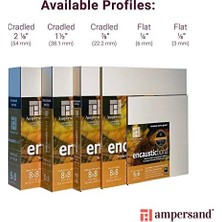 Nisar Store Art Ahşap Boyama Paneli: Müze Serisi Encausticbord, 6x6, 1/8 Inç Derinlik 4