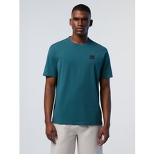 North Sails Comfor Fit Esnek ve Nefes Alabilen North Tech Logolu Bisiklet Yaka Organik Pamuk Tişört