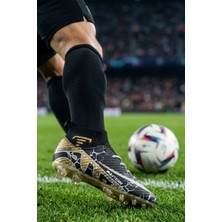 In Step Air Erkek Siyah Futbol Kramponu - Çoraplı Bilekli Halı Saha Ayakkabısı - 601