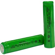 Zenvia 1.2V 700 Mah - Aaa - Ni-Mh Şarjlı Pil - Başsız / Flat Head