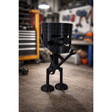 Baalaa 3D Baskı Piston Kafalı Figür-Dekoratif Obje-Sanayi Temalı Figür