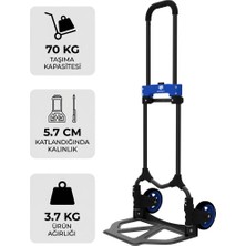 FT70 70KG Katlanır Yük Taşıma Arabası,