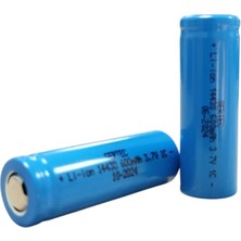 Zenvia 3.7V Li-Ion 14430 - 600 Mah 1c Şarjlı Pil