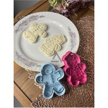 SÜS Gingerbread Kurabiye Adam & Kurabiye Kadın Kurabiye Kalıp Seti (2'li)