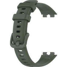 Forzacase Huawei Band 10 Için Tokalı Silikon Kordon Kayış - FC541