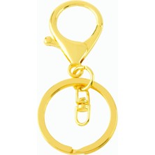 Bijuteri Net Fır Döndü Kancalı Metal Anahtarlık Aparatı