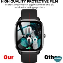 SÜS Gts 4 Mini Tam Kaplayan Cam Ekran Koruyucu Siyah