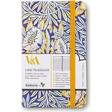 SÜS If A6 Günlük Mavi Çiçek Desen