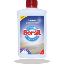 Borsil Laminat Ve Mantar Yer Döşemesi Temizleyici 1 LT Parlatıcı Etkili Nano Teknoloji Panel Bakımı