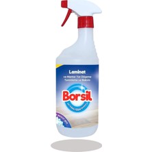 Borsil Laminat Ve Mantar Yer Döşemesi Temizleyici 800 ML Parlatıcı Etkili Nano Teknoloji Panel Bakımı