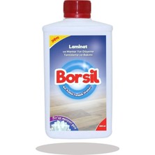 Borsil Laminat Ve Mantar Yer Döşemesi Temizleyici 500 ML Parlatıcı Etkili Nano Teknoloji Panel Bakımı