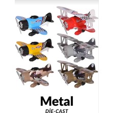 Frefly Store Metal Alaşımlı, Çek-Bırak Mekanizmalı (Friction Powered) Planör/savaş Uçakları