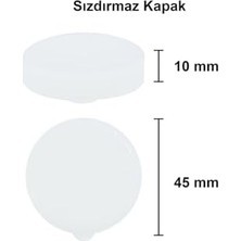 SÜS 250 ml Şeffaf Süt, Ayran, Limonata, Meşrubat Şişesi 250 cc Plastik Kapaklı Boş Cam Şişe 2 Adet