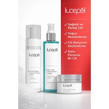 Lucepel Nemlendirici + Temizleme Köpüğü + Tonik 3'lü Günlük Cilt Bakım Seti