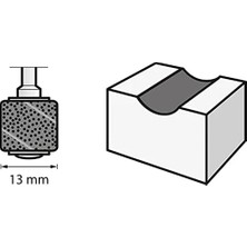 Nisar Store 408 Bant Zımpara, Ahşap ve Plastikte, 13 Mm, 60 Kumlu, 6'lı