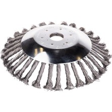 SÜS Genel 8 Inç Çelik Tel Fırça Seti, 3 Parça Metal Yabani Ot Kesici Başlık, Motorlu Tırpan Için Kıyı Temizleme Aparatı, 17.78 Cm, Sert Metal Tel Yapı