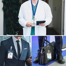 SÜS Bebek Pipetli Bardaklar, 50'li Paket Dikey Şeffaf Pvc Kimlik Kart Koruması, Su Geçirmez ve Toz Geçirmez Yeniden Kapatılabilir Fermuarlı Sert Plastik Rozet Kılıfı