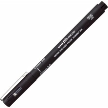 Uni-Ball Pin 3.0 Fine Line Kesik Uçlu Kalem Fine Liner Drawing Pen Siyah PINCS3-200 (12 Li Paket)