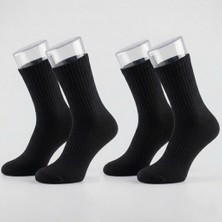 Bumerangspor Pamuklu Spor Antrenman Tenis ve Günlük Kullanım Için 2'li Çorap Seti